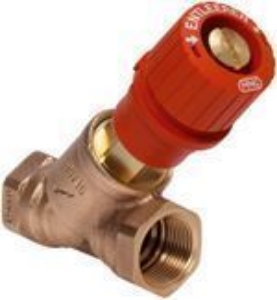 Bild von Honeywell Resideo Kombi-3-plus ROT (V5000) Strangabsperrventil für den Vorlauf, 1 1/2" (für DN 40)   V5000Y0040 