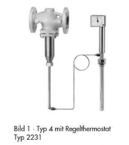 Bild von Samson Ventil Typ 2114, DN 100 mit Flanschanschluss, entlastet, Typenblatt T 2121,  Alt Art.Nr: 1084364, Art.Nr. : 5543901