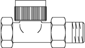 Bild von OVENTROP Thermostatventil „Baureihe AV 9“ DN 15, PN 10, Durchgang - Art.-Nr. 1183804