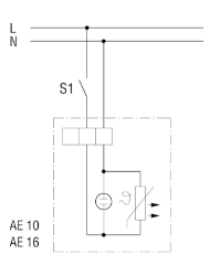 Bild von Maico AE 16 - Elektrische Innen-Verschlussklappe, Kunststoff, DN 150, verkehrsweiß - Art.-Nr.: 0151.0302