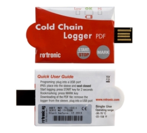 Bild von Rotronic TL-CC1-10 - Cold Chain Datenlogger (PDF)