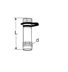 Bild von IMI Hydronic Engineering Messnippel M14 x 1,5 L=44 mm STAD, Art.Nr. : 52179014