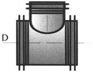 Bild von Spiro T-Abzweiger 90° Typ TCPU-V-80-80, Art.Nr. :  01905.870