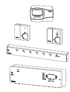 Bild von IMI Hydronic Engineering Funk-Raumthermostat INSTAT 868-r1o, Art.Nr. : 1640-01.500