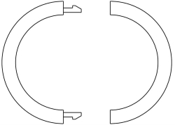 Bild von OVENTROP Decoring für Thermostate anthrazit, Set = 5 Stück, Art.Nr. : 1011380