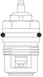 Bild von OVENTROP Ventileinsatz „AV 9“ für Ventile M 30 x 1,5, DN 10 - DN 20, kv = 0,67, Art.Nr. : 1187047