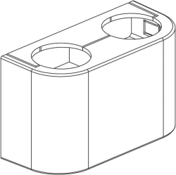 Bild von OVENTROP Design-Abdeckung für ZB-Verschraubungen Durchgang- und Winkelform, weiß, Art.Nr. : 1015896