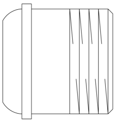 Bild von OVENTROP Längenausgleichsnippel DN 10, 21 mm, Art.Nr. : 1019003