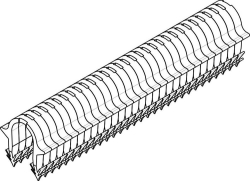 Bild von OVENTROP Tackernadeln für Rohre 14, 16, 17 und 20 mm, 10 Magazine = 300 Stück, Art.Nr. : 1402594