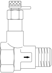 Bild von OVENTROP Messblende mit 2 Messventilen Nadeltechnik, DN 50, Messing, Art.Nr. : 1060616