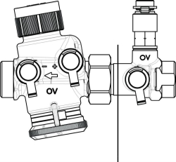 Bild von OVENTROP Regulierventil „Cocon QTZ“ mit Messblende DN15, 30-210 l/h, Art.Nr. : 1144864