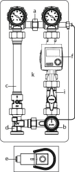 Bild von OVENTROP Regumat F-180 DN 25 ohne Pumpe, ohne Temperaturregler, Art.Nr. : 1354272