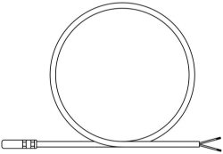 Bild von OVENTROP Temperaturfühler „Sensor LW TH“ PT 1000, für Kollektor, bis 180 °C, kurzzeitig bis 250 °C, Art.Nr. : 1369094