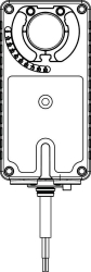 Bild von OVENTROP elektromotorischer Stellantrieb 24 V, für "Optibal TW" DN 15-25, Art.Nr. : 4208890