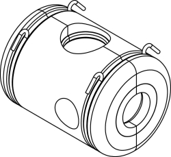 Bild von OVENTROP Isolierschale für „Optibal TW“ Kugelhahn, DN 20, Art.Nr. : 4208882