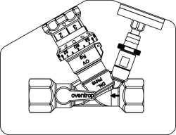 Bild von OVENTROP Thermostatventil „Aquastrom VT“ beiderseits IG, DN 20, mit Isolierung, Art.Nr. : 4205706