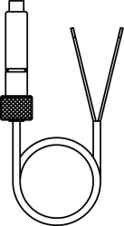 Bild von OVENTROP Fühlerelement „Sensor LW TQ“ PT 1000 für Fernüberwachung, Art.Nr. : 4205592