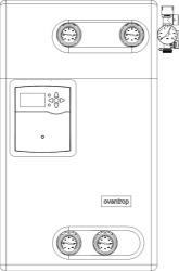 Bild von OVENTROP Wärmeübertragersystem „Regusol X-Uno 25“ 25 kW, mit Regler „Regtronic RX“, Wilo Yonos HE-Pumpen, Art.Nr. : 1361060