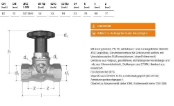 Bild von JRG Geradsitzventil LegioStop PN16, DN 15, GN 1/2 - Art.Nr. : 5371.240