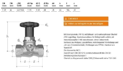 Bild von JRG Geradsitzventil LegioStop PN16, DN 32, GN 1 1/4" - Art.Nr. : 5371.480