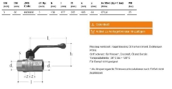 Bild von JRG Kugelhahn, DN 80 - Art.Nr. : 6020.800