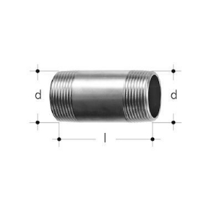 Bild von JRG Sanipex Doppelnippel, d R (inch): 1 1∕2, Art.Nr. : 5160.560