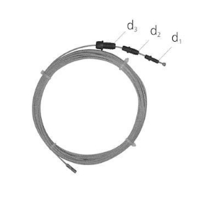 Bild von JRG Sanipex Drahtseil mit Rohr-Zugkupplung, Art.Nr. : 5779.010