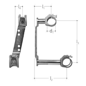 Bild von JRG Sanipex Halter für Verteiler, d1 (mm): 27, Art.Nr. : 5740.000