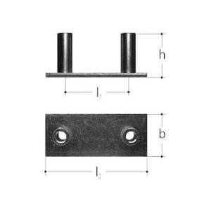 Bild von JRG Sanipex Halter für Verteilventil, l1 (mm): 45, Art.Nr. : 5750.000