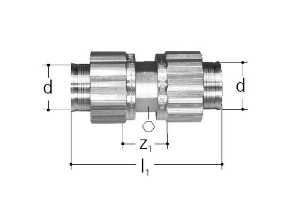 Bild von JRG Sanipex Kupplung,d 12(mm), Art.Nr. : 5510.012