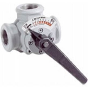 Bild von Honeywell Resideo 3Wege-Flanschenm. Centra-DR GG 20, grau, PN 6, abgewinkelt DN 150,  Art.Nr. : DR150FA