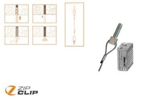 Bild von Zip-Clip ZIP CLIP SEILAUFHÄNGUNG MIT M8X20MM 3 METER - BELASTUNG 45KG - 10 STUCK , Art.Nr. : ZIP-203M820