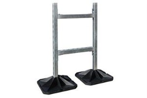 Bild von Big Foot Systems "H" RAHMENSTELLFUß 450 X 450 MM OHNE STANGE; 1 STÜCK = 1 KIT (2 FÜSSE) , alte Kode : LAC-505, Art.Nr. :BFS-5400-000