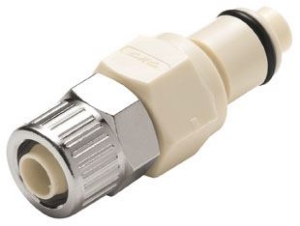 Bild von CPC Kupplungen 3/8 PTF Valved In-Line Polypropylene Coupling Insert- 25 Stk,  Art.Nr. : PLCD2000612