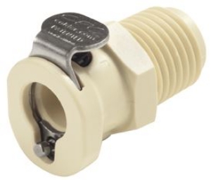 Bild von CPC Kupplungen 1/4 MNPT Non-Valved Polypropylene Coupling Body- 25 Stk,  Art.Nr. : PMC100412