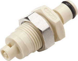 Bild von CPC Kupplungen 1/16 Hose Barb Non-Valved Panel Mount Polypropylene Coupling Insert- 25 Stk,  Art.Nr. : PMC420112