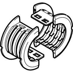 Bild von Geberit Mepla Rohrschelleneinlegeschale, da 63 mm, di 50 mm, Art.-Nr. 606.702.00.1