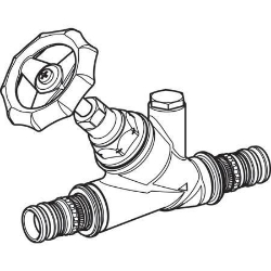 Bild von Geberit Mepla Schrägsitz-Absperrventil, DN 32, DN1 32, Art.-Nr. 605.032.00.1