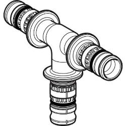 Bild von Geberit Mepla T-Stück egal, DN 32, d 40 mm, Art.-Nr. 625.310.00.5