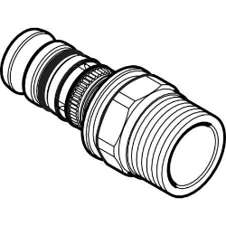 Bild von Geberit Mepla Übergang mit Aussengewinde, DN 20, d 26 mm, Art.-Nr. 603.536.00.5