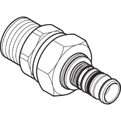 Bild von Geberit Mepla Übergangsverschraubung mit Aussengewinde, DN 50, d 63 mm, Art.-Nr. 607.590.00.5