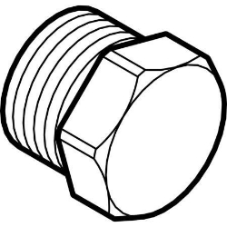 Bild von Geberit Stopfen mit Aussengewinde 5 stk, DN 20, R 3/4 ", Art.-Nr. 602.480.00.1