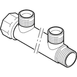 Bild von Geberit Verteiler mit Gewindeanschluss, DN 20 / 15 / 20, R 3/4 ", Art.-Nr. 602.422.00.1