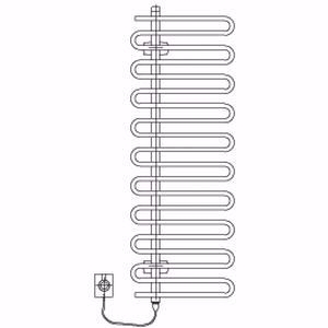 Bild von Arbonia Cobrawatt Badheizkörper CBTW180L 400 WKS, Art.Nr. : CBTW180L 400 AF WKS