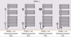 Bild von Arbonia Bagnotherm BTMW115L 500 WFS, H: 1150 mm, 600 W, L: 500 mm, Art.Nr. : BTMW115L 500 AF WFS