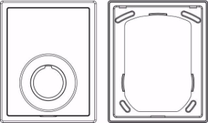 Bild von IMI Hydronic Engineering Rahmen und Abdeckplatte weiss RAL 9016, Art.Nr. : 9300-00.800