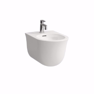 Bild von Laufen THE NEW CLASSIC - Wand-Bidet NEWCLASSIC 53X37 WEISS, 000 weiss, 1 Hahnloch, 530 x 370 x 340, Art.Nr. : H8308510003021