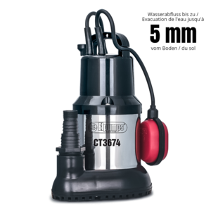 Bild von Elpumps Pumpen CT 3674 Klarwasserpumpe, 600 W, 10,800 l/h, 8 m, Art.Nr. : CT 3674