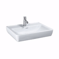 Bild von Laufen PRO - Waschtisch PRO 55X48 WEISS, 550 x 480 x 170, 1 Hahnloch 000, weiss 1 Hahnloch , Art.Nr. : H8189510001041