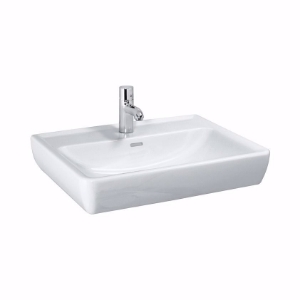 Bild von Laufen PRO - Waschtisch PRO 65X48 WEISS, 650 x 480 x 170, 1 Hahnloch 000, weiss 1 Hahnloch , Art.Nr. : H8189530001041